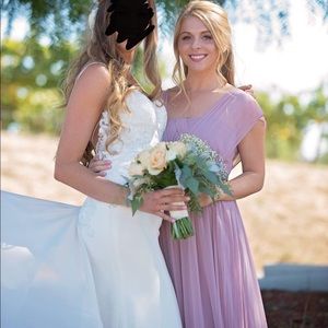 David’s Bridal bridesmaid dress